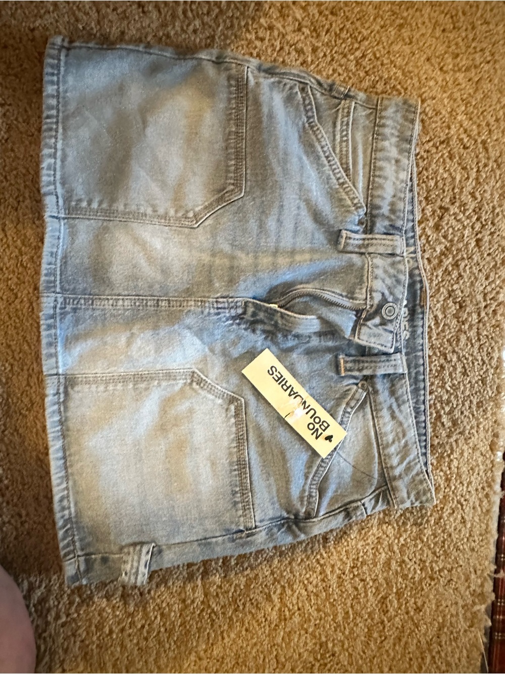 Boohoo Denim Jean Shirt Size Small NWT